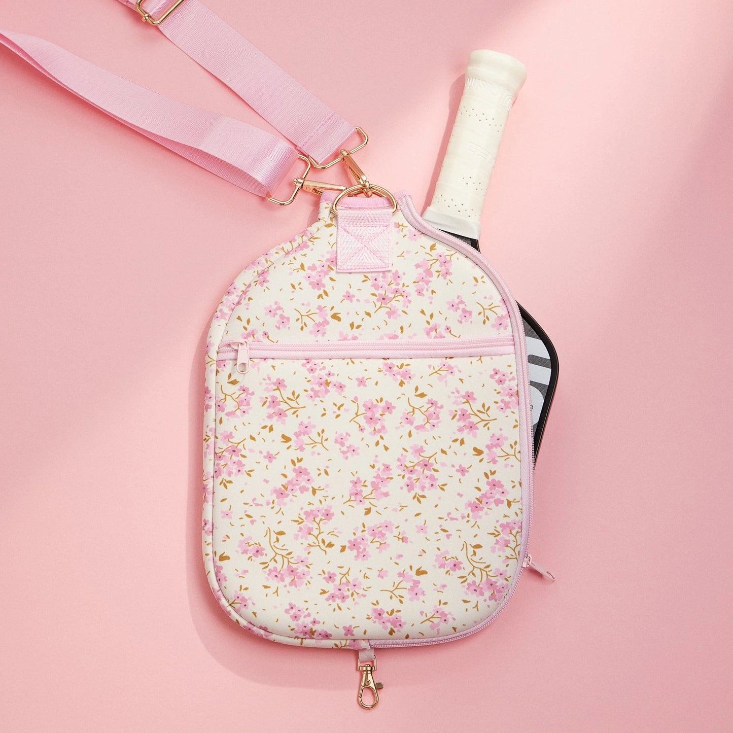 BoHo Pink Pickleball Paddle Bag