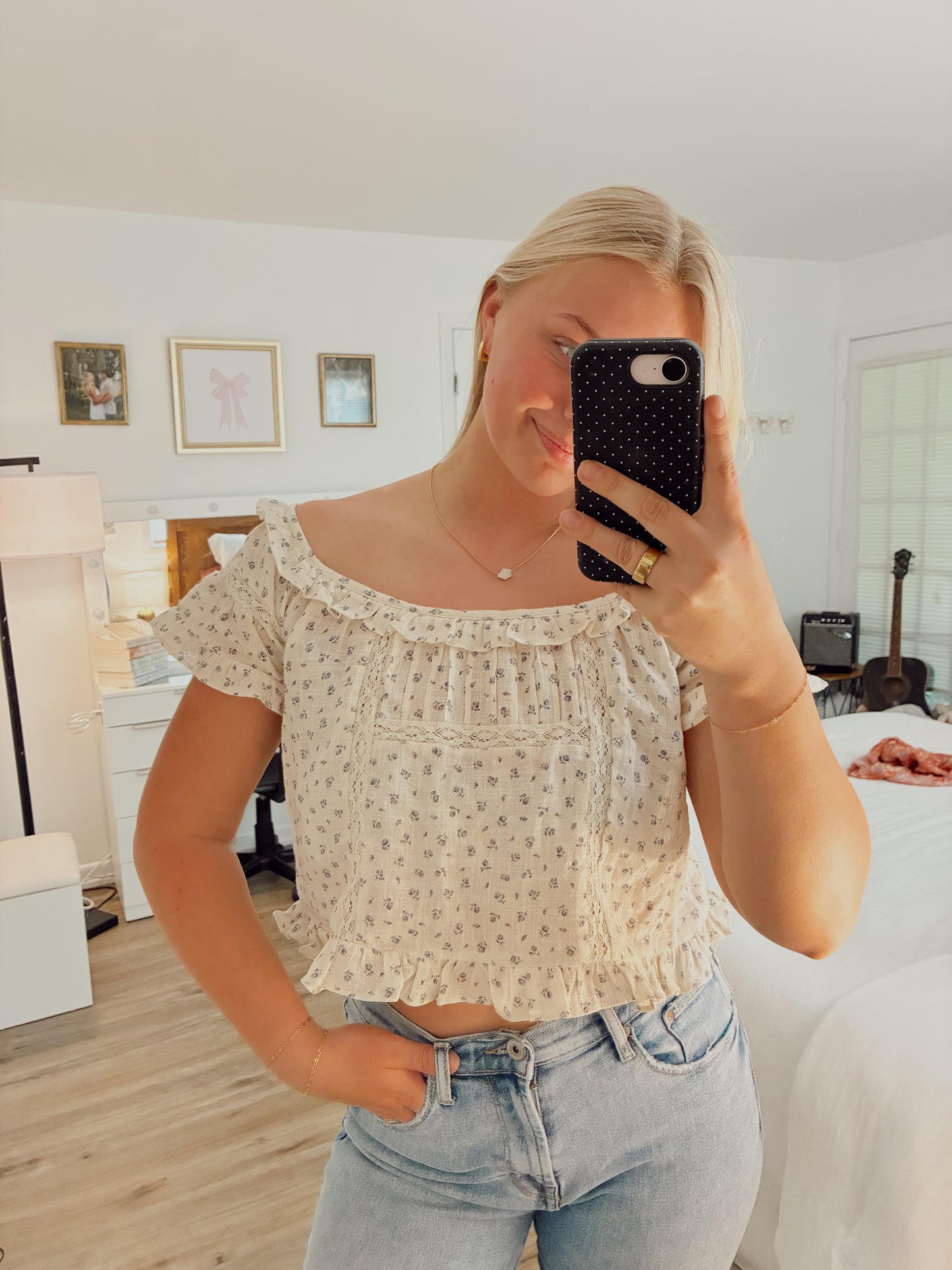 Lilac Boat Neck Top