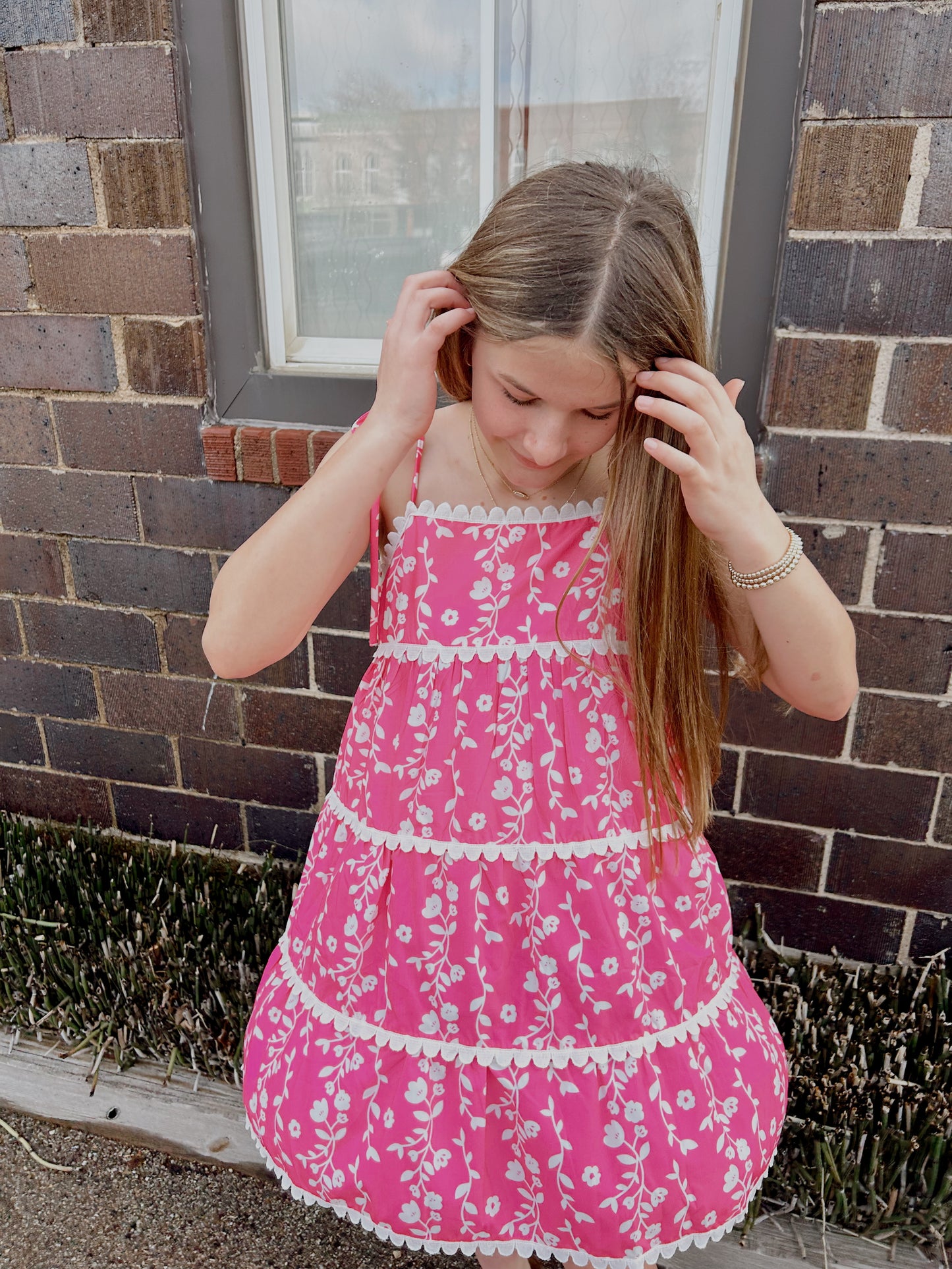 Sleeveless Pink Mini Dress