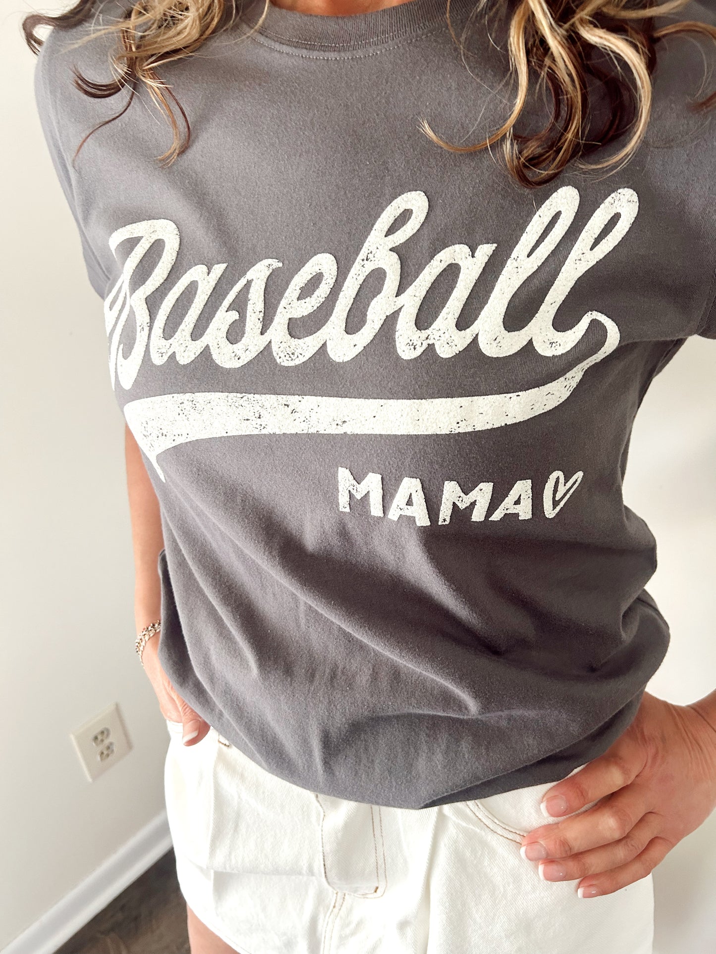 Baseball Mama Graphic T-Shirts