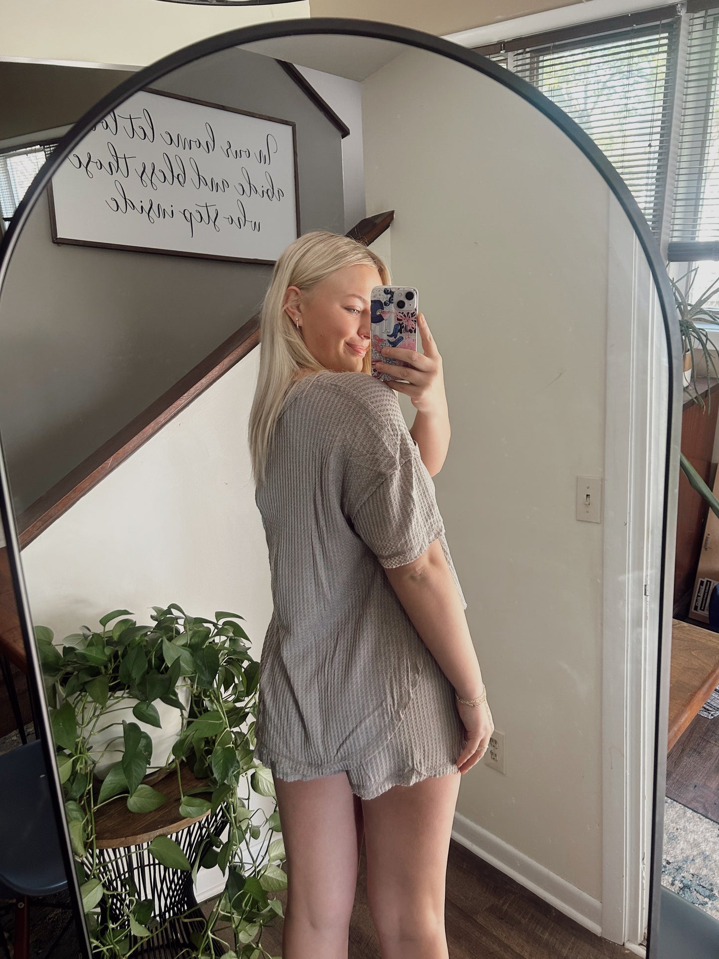 Mocha Waffle Matching Set: TOP