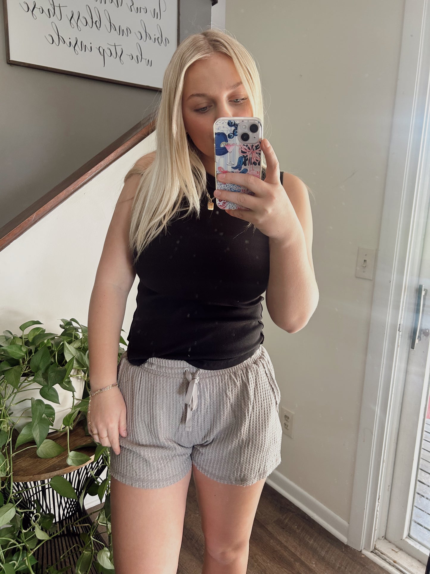 Basic Round Neck Ribbed Tank