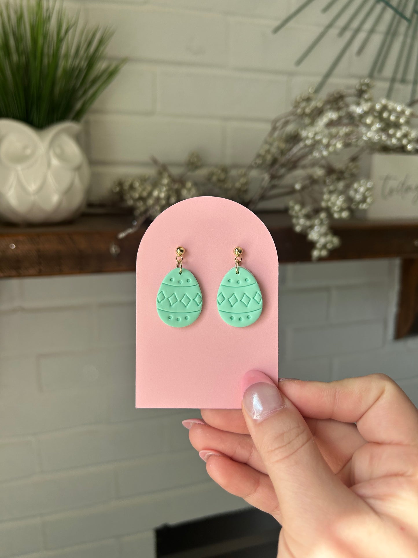 Pastel Easter Egg Earrings