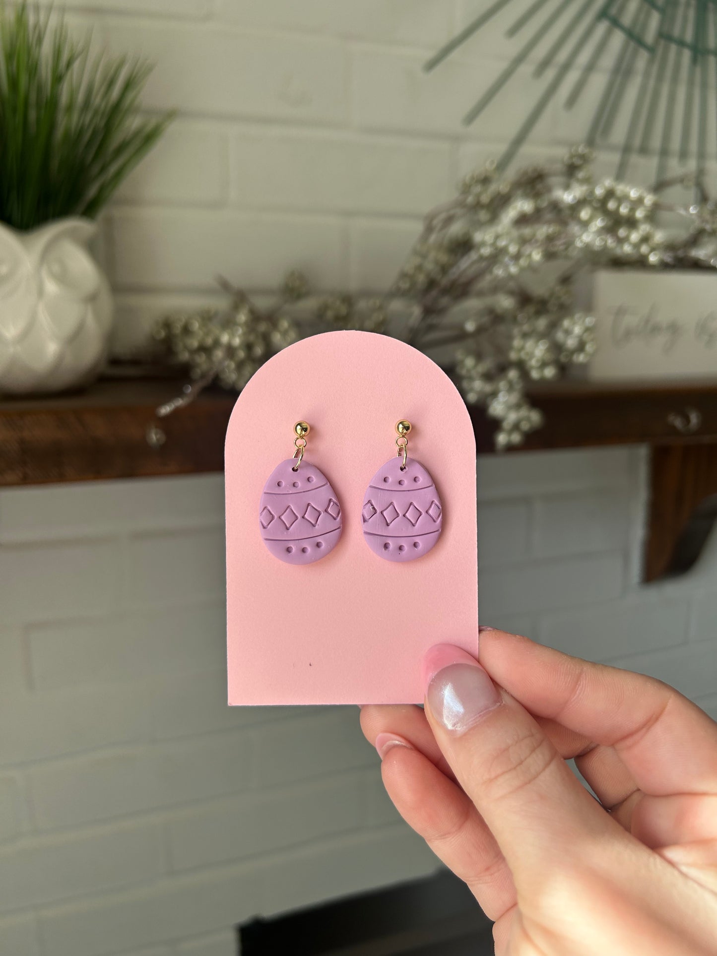 Pastel Easter Egg Earrings