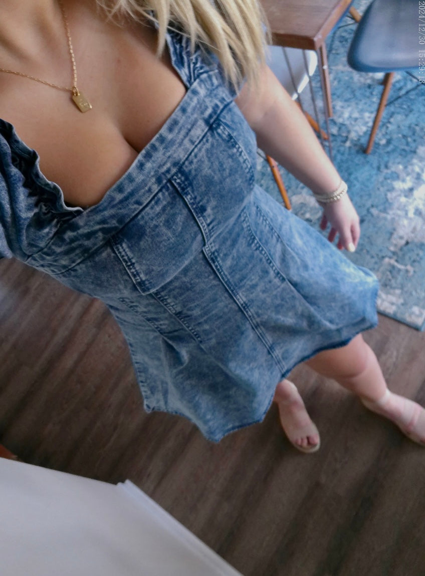 UR Cute Jean's Dress