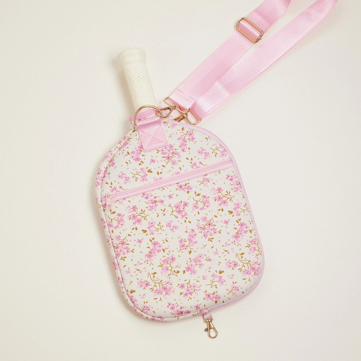 BoHo Pink Pickleball Paddle Bag