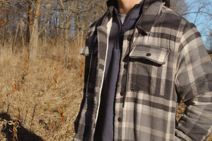 Hooded Flannel Jacket