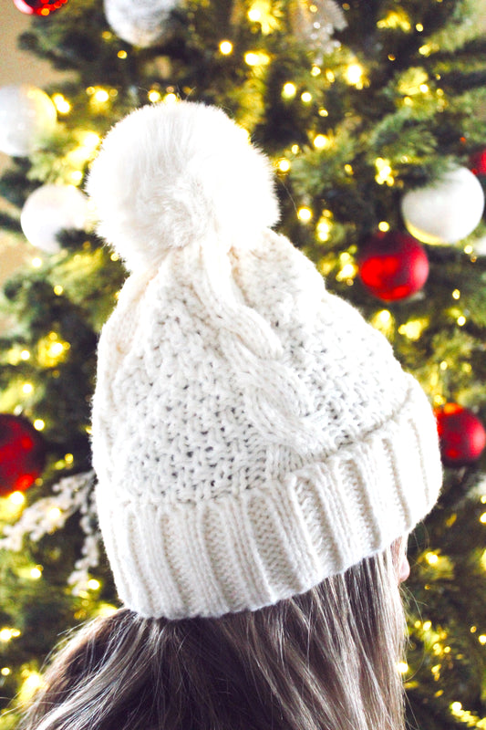 Pom Pom Beanie Hat