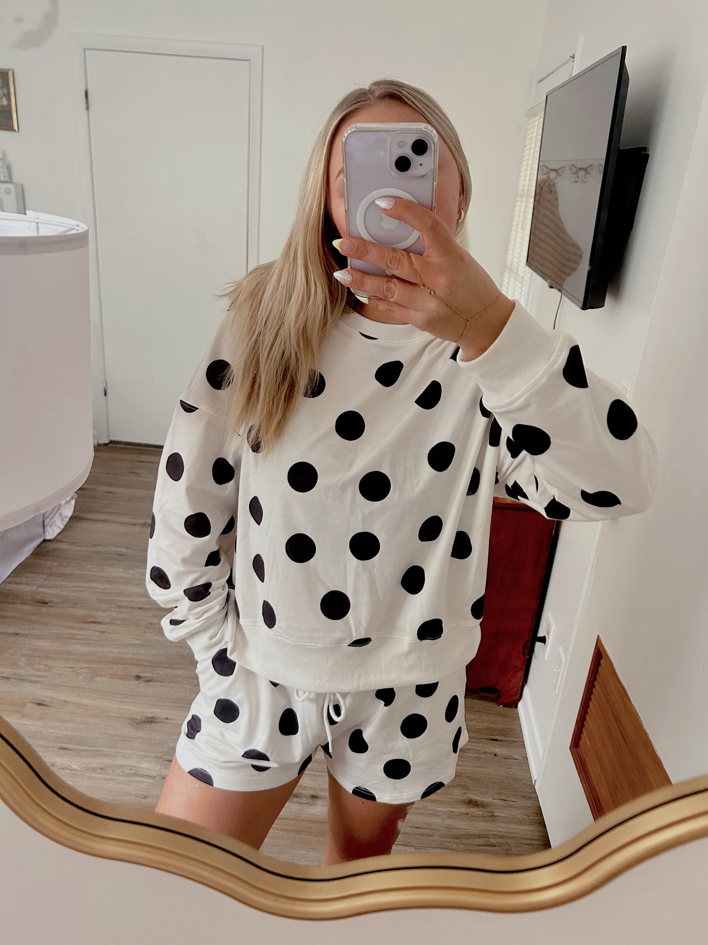 Polka Dot Matching Set