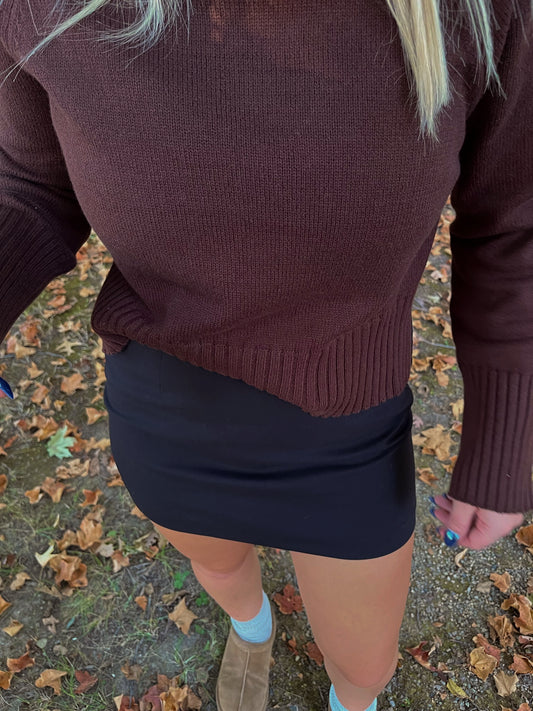 Basic Black Mini Skirt