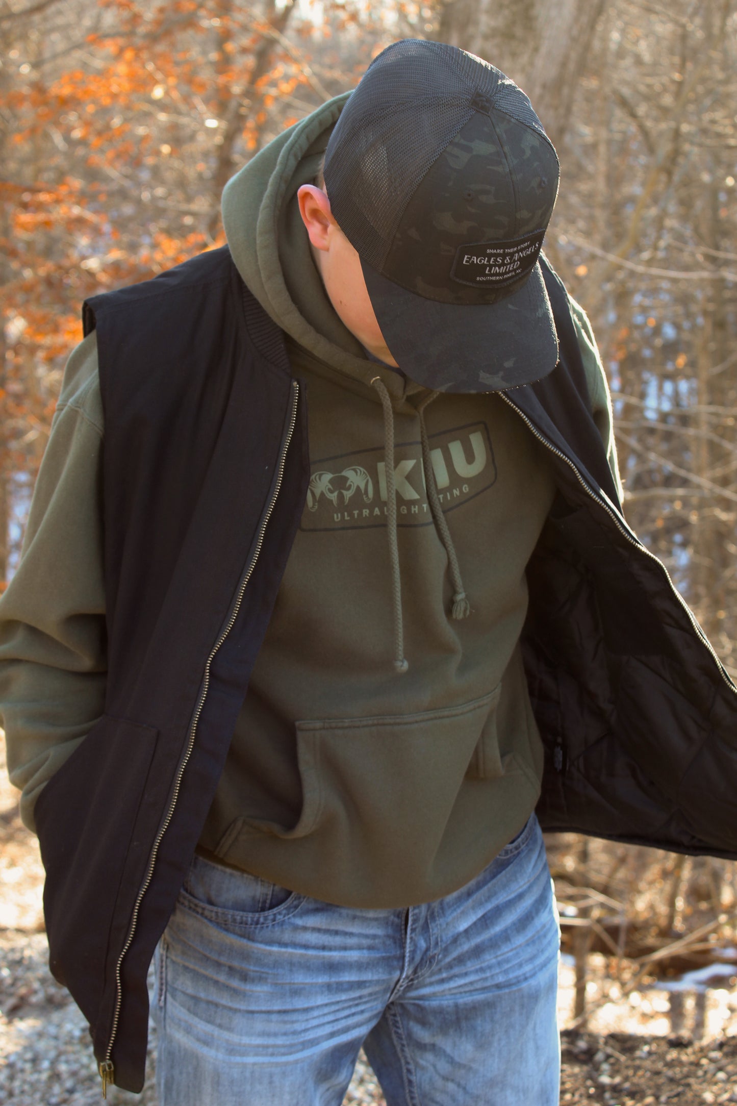 Canvas Vest- Black