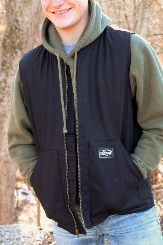 Canvas Vest- Black