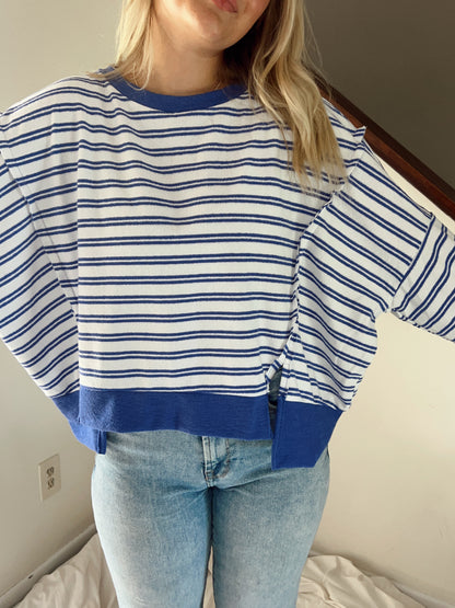 Royal Striped Crew