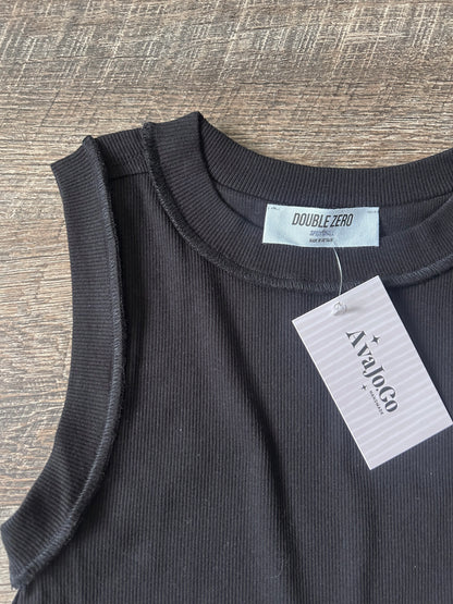 Basic Round Neck Ribbed Tank