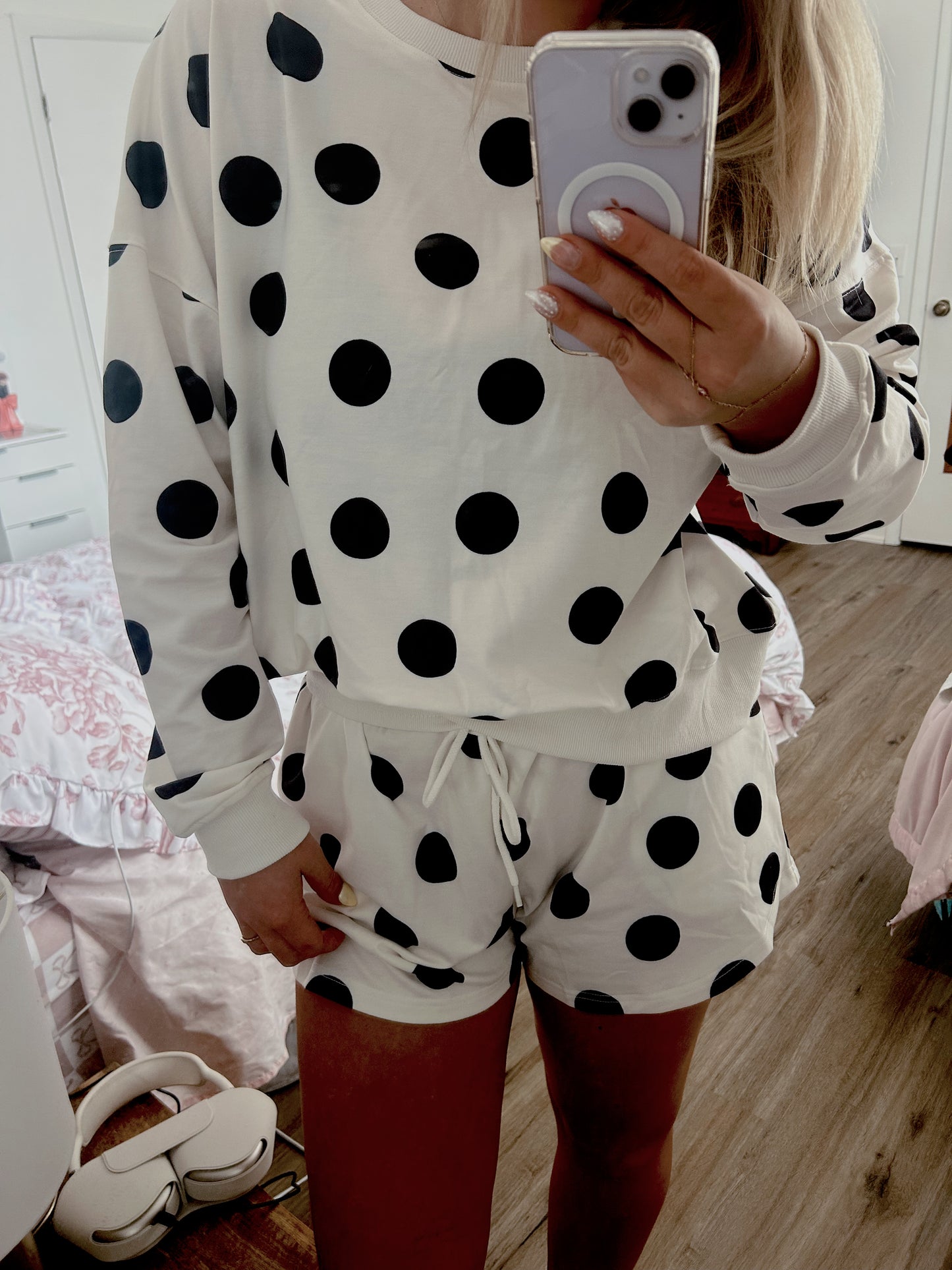 Polka Dot Matching Set