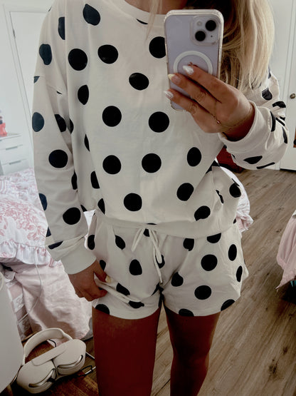 Polka Dot Matching Set