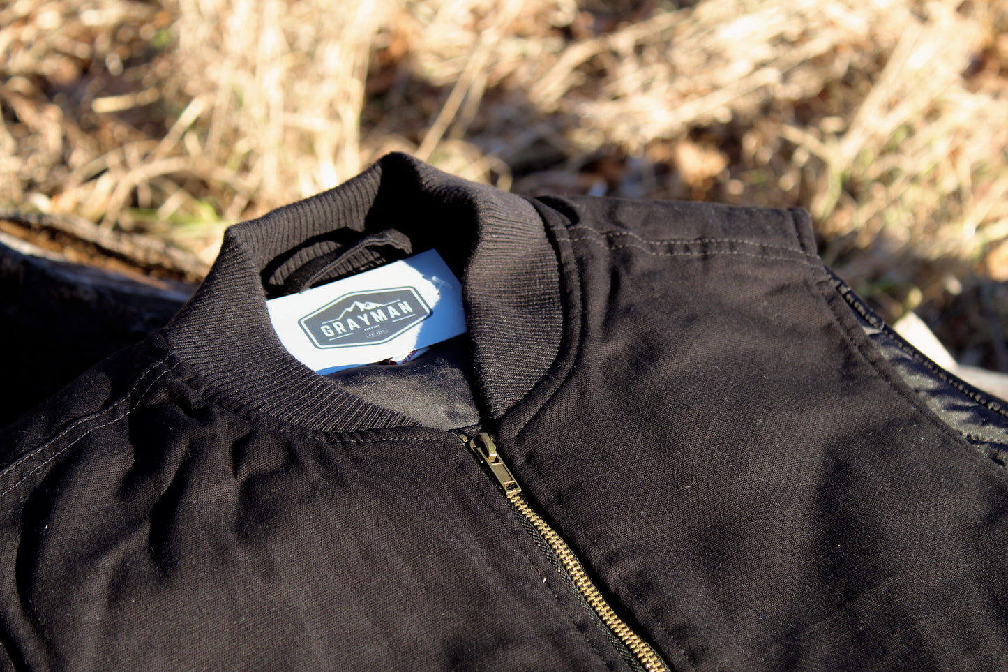 Canvas Vest- Black