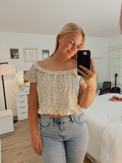 Lilac Boat Neck Top