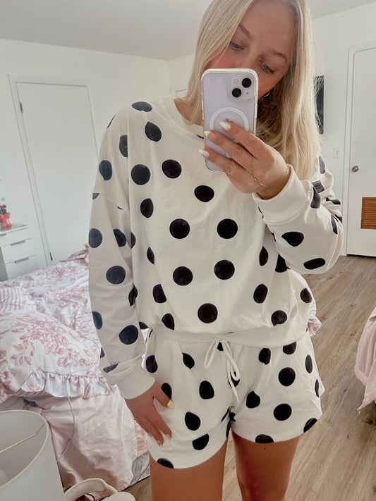 Polka Dot Matching Set