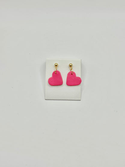Mini Heart Stud Valentines Earrings