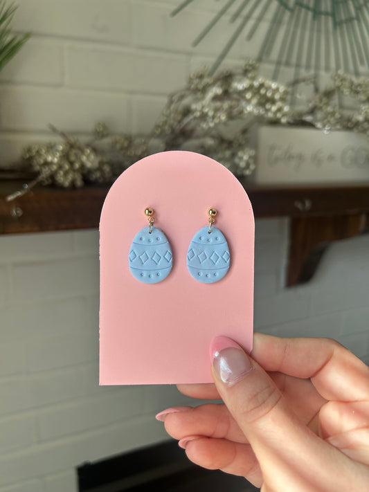 Pastel Easter Egg Earrings