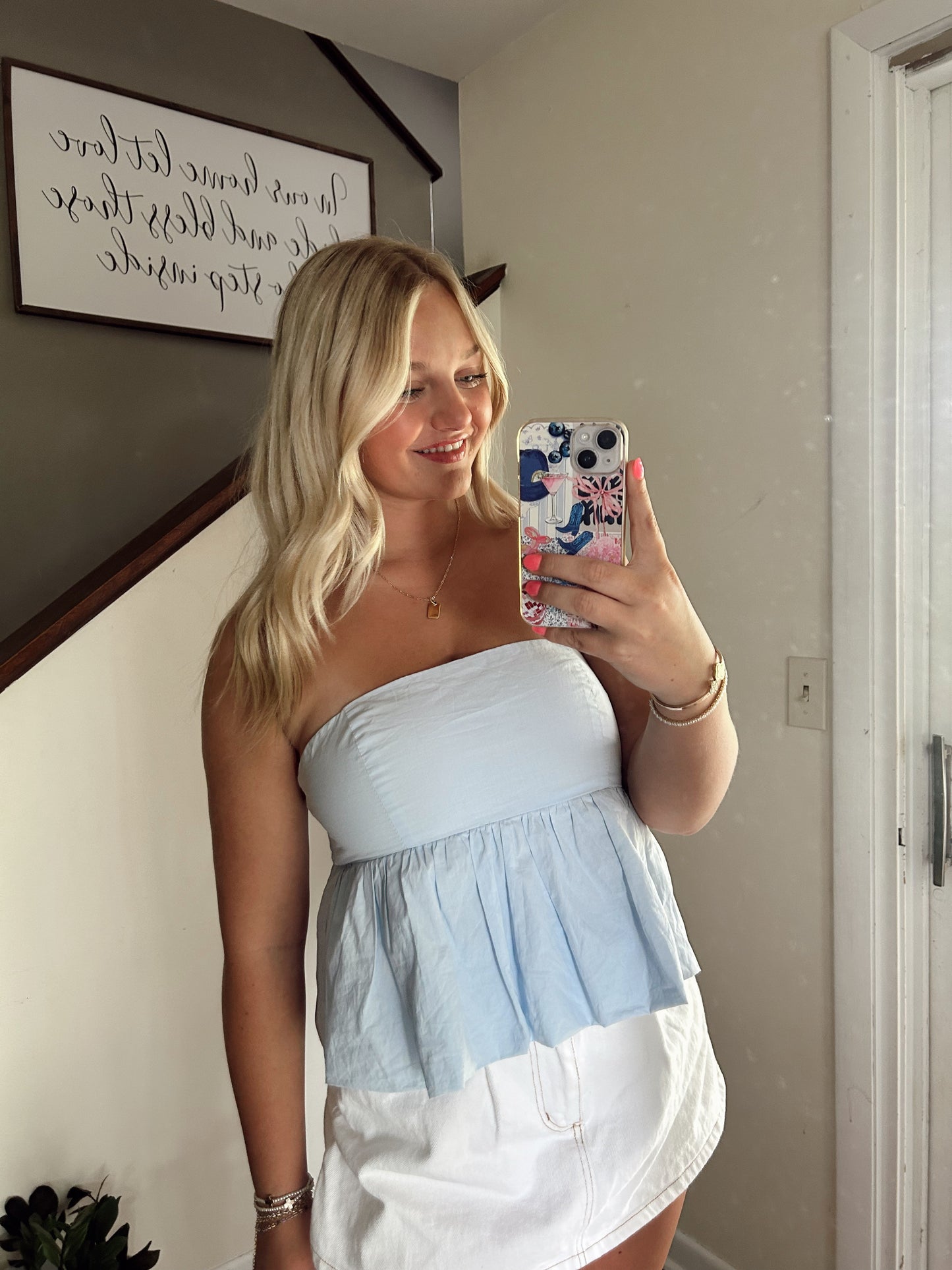 Cupcake Ruffle Tube Top